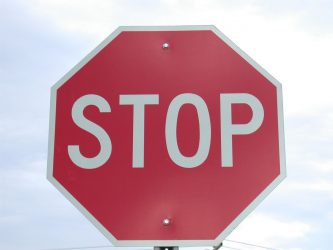 stop sign